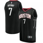 Camiseta Carmelo Anthony 7 Houston Rockets Fast Break Alternate Jersey Negro Hombre